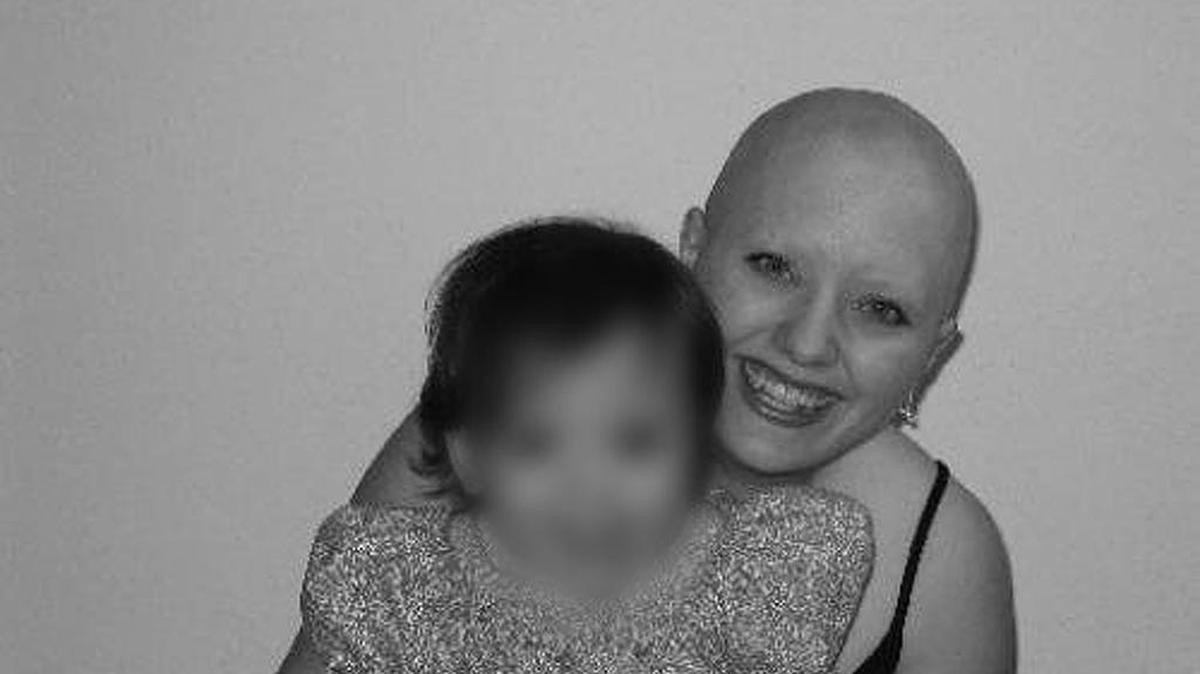 Hope Ybarra and her younger daughter.