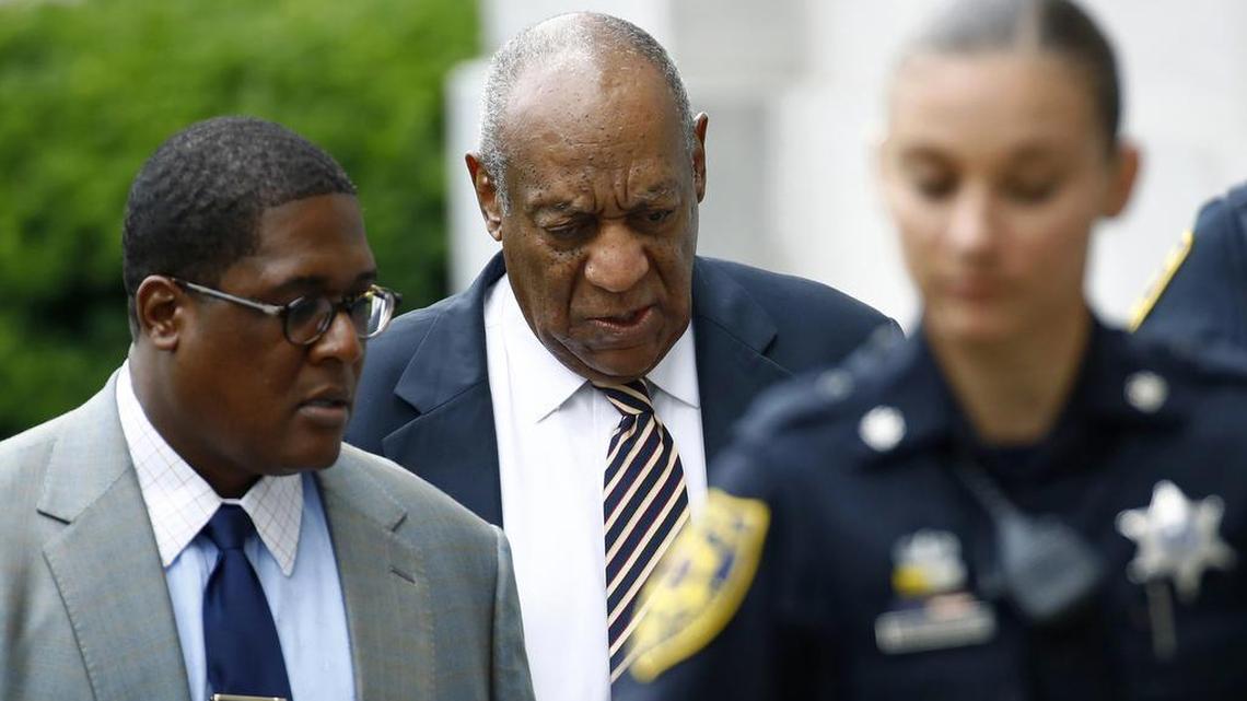 Bill Cosby arrives for jury deliberations in his sexual assault trial at the Montgomery County Courthouse in Norristown, Pa., Wednesday, June 14, 2017.
