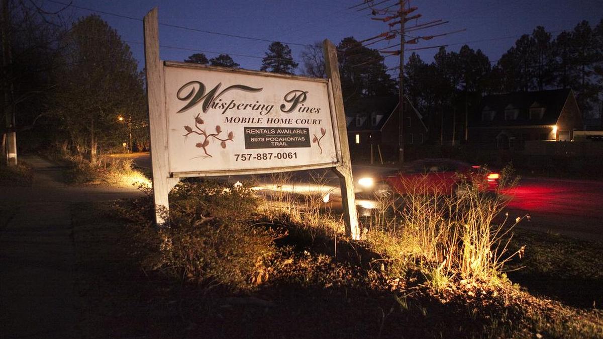Brittany Binger was headed for the Whispering Pines mobile home community near Williamsburg, Va., in January 2005 when she was attacked and killed.