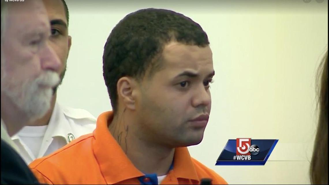 Pedro Solis, 28, is accused of stabbing a woman to death after she saw him stab a man.