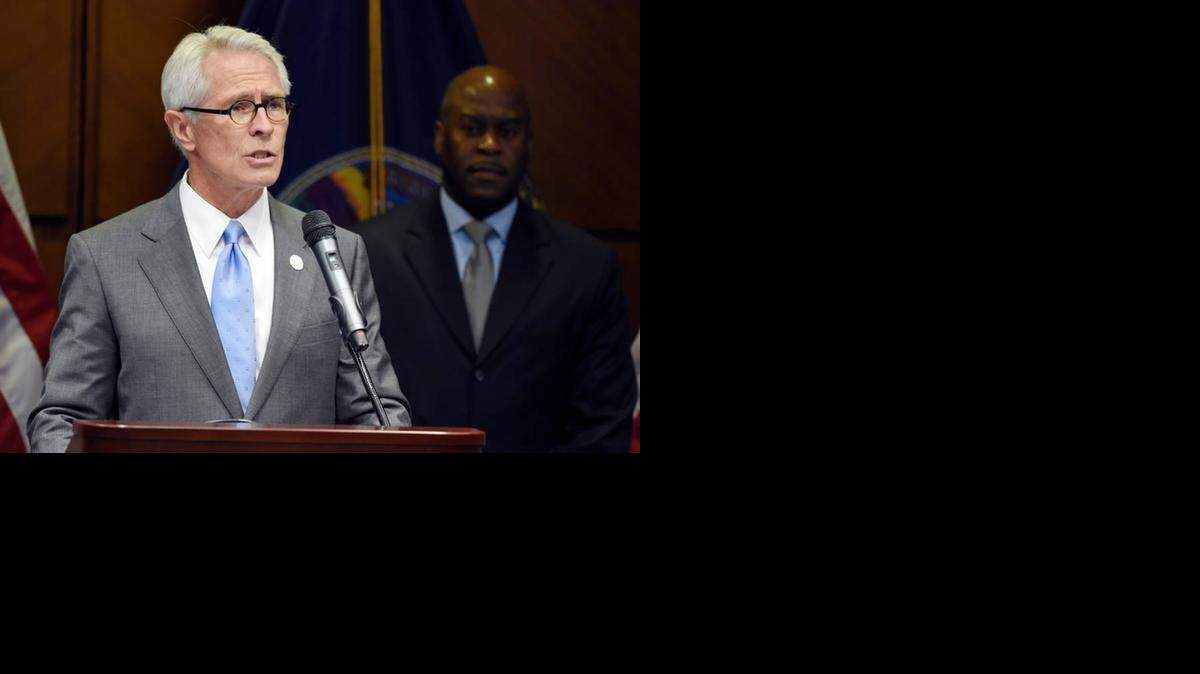 
U.S. Attorney Barry Grissom announced at a news conference on Friday, April 10, 2015 at the Federal Courthouse in Kansas City, Kan. that John T. Booker Jr., 20, of Topeka, Kan. had been charged with attempting to set off a vehicle bomb on the Ft. Riley Military base near Manhattan, Kan. Booker was also charge with trying to provide material support to ISIS.
