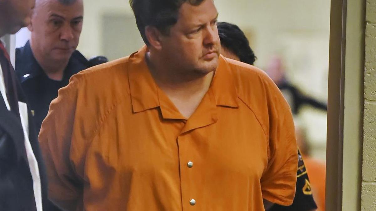 In this Sunday, Nov. 6, 2016, file photo, Todd Kohlhepp enters the courtroom of Judge Jimmy Henson for a bond hearing at the Spartanburg Detention Facility in Spartanburg, S.C. Kohlhepp was convicted of killing seven people.