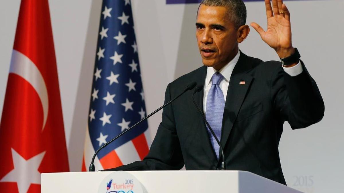 President Barack Obama defended his strategy against the Islamic State at the end of the G-20 summit in Antalya, Turkey, Monday. Despite Friday’s attacks in Paris, he said progress had been made.