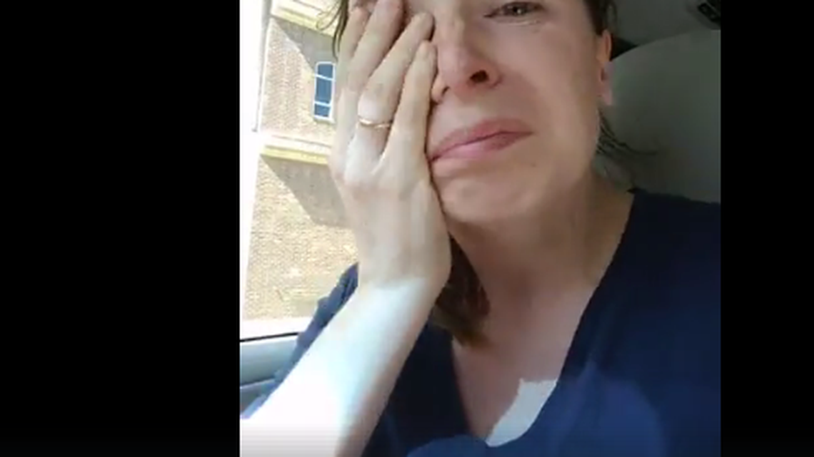 Kicked out of congressman’s office, a tearful mom shares Obamacare story with millions