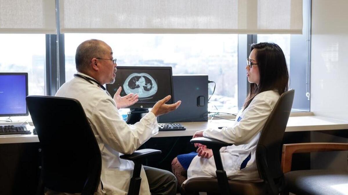 Dr. Kelvin Lee and Dr. Grace Dy discuss their work at Roswell Park Cancer Institute. The Buffalo research center is testing a lung cancer vaccine developed in Cuba.