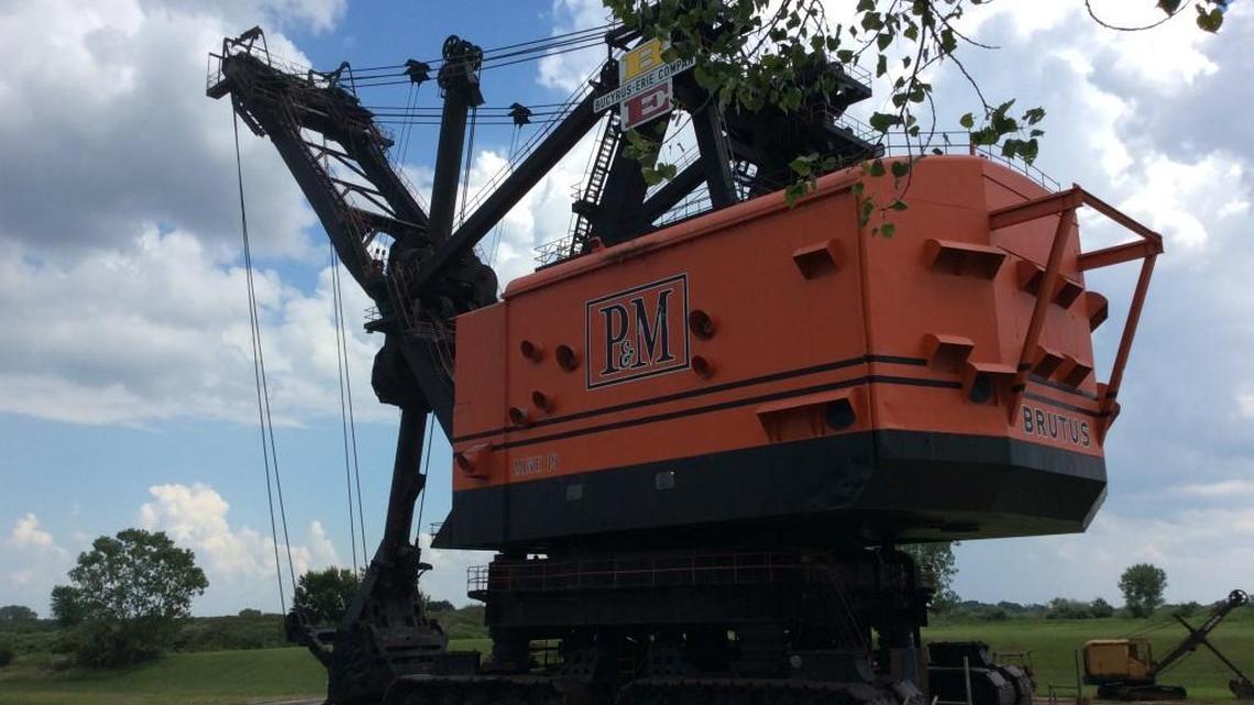Big Brutus, the largest existing electric shovel in the world. It is 16 stories tall and weighs 11 million pounds.