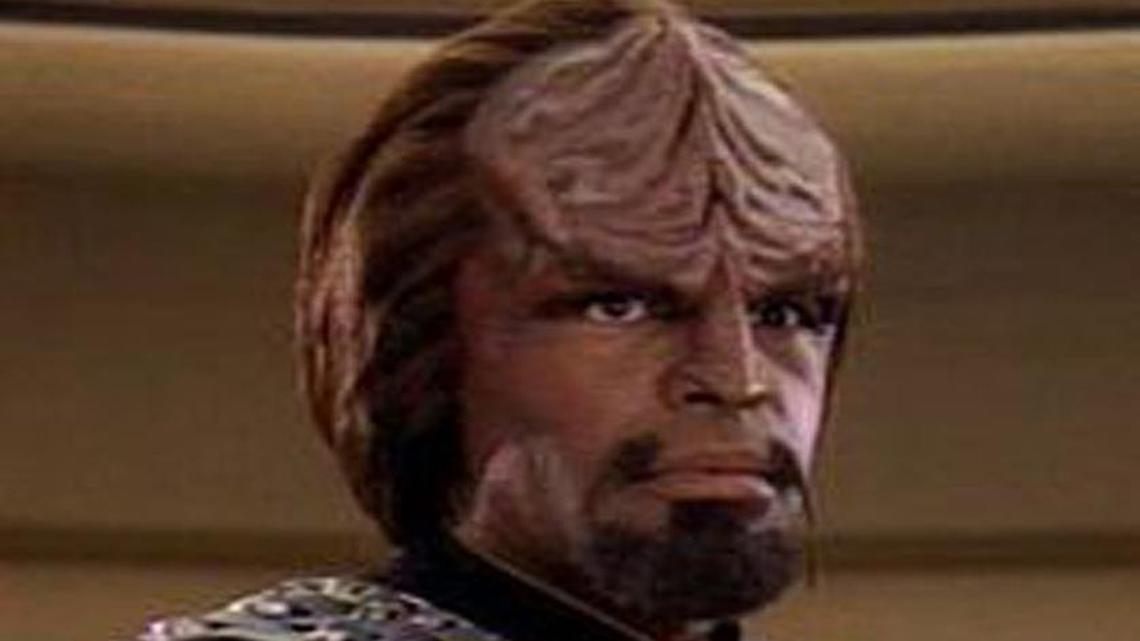 Worf is the first Klingon main character to appear in Star Trek, and has appeared in more Star Trek franchise episodes than any other character, according to Wikipedia.