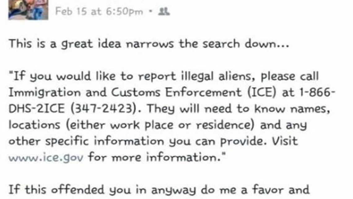 A Facebook post on the page of Prosser first-grade teacher Cheriese Rhode triggered a series of phone calls, emails and visits to the Prosser School District Office this week out of safety and security concerns. She’s been place on administrative leave.