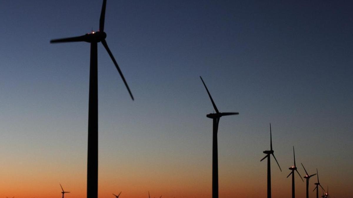 Wind turbines, north of Roscoe, Texas, are part of one of the largest wind farms in North America. Wind farms grew in Texas under Gov. Rick Perry, who was recently tapped to be President-elect Donald Trump’s potential secretary of energy.
