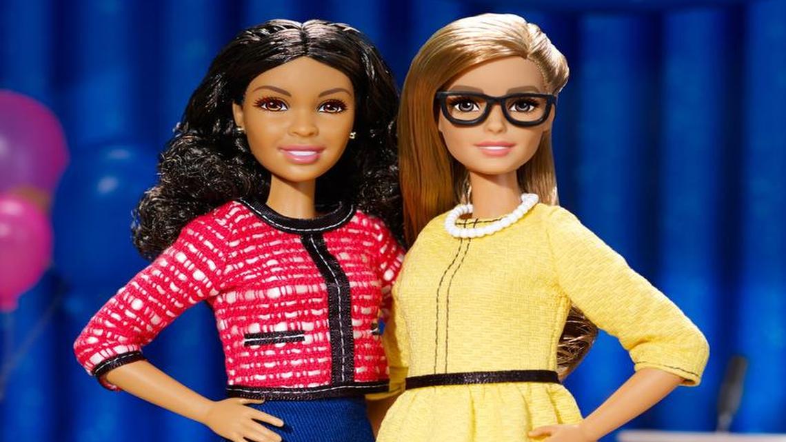 Mattel’s new President and Vice President Barbie dolls were actually in the works well before Hillary Clinton became the presumptive Democratic nominee. And the dolls’ clothes are ‘decidedly un-Clintonian ensembles,’ says the writer.