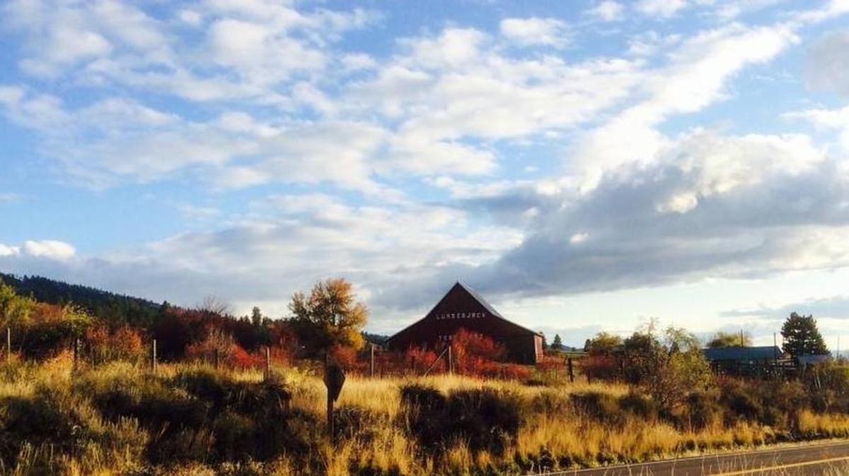 The Yantis family barn is pictured Tuesday near Council, Idaho. State police are investigating the death of 62-year-old Jack Yantis.