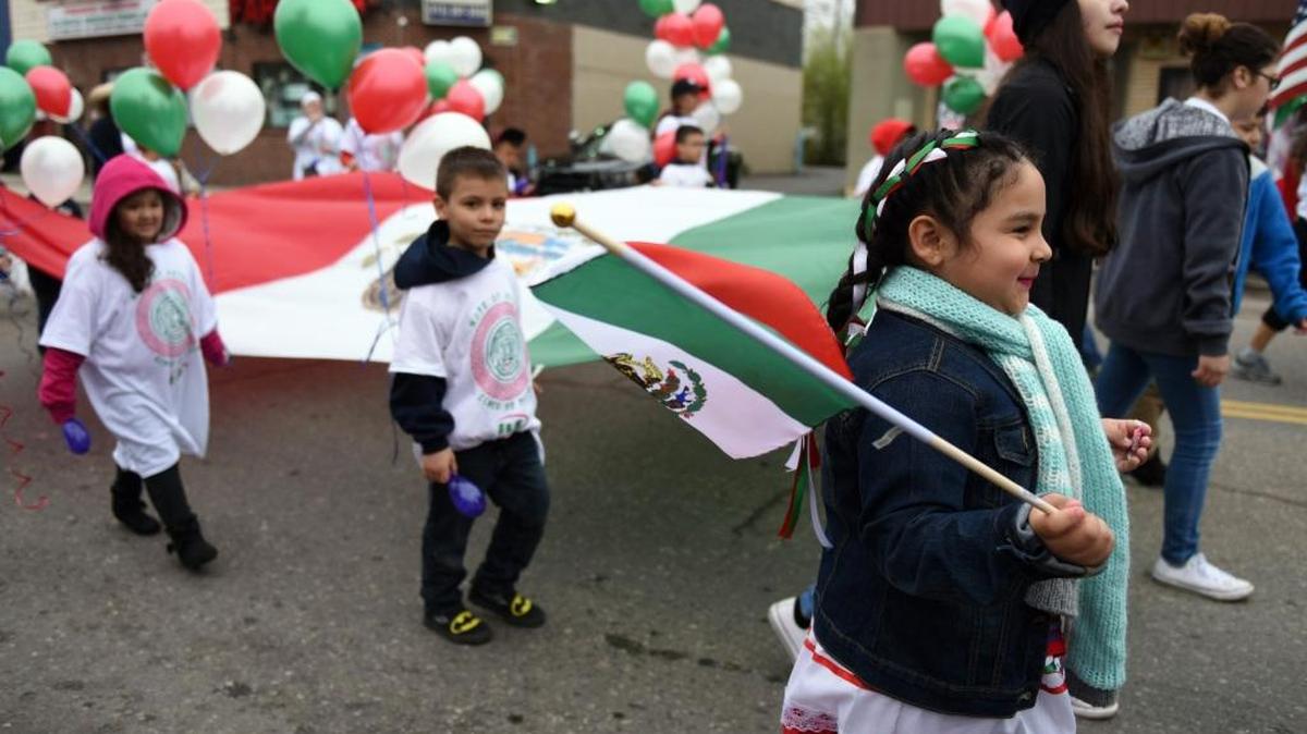 Residents of Detroit marked Cinco de Mayo with a parade on Sunday.