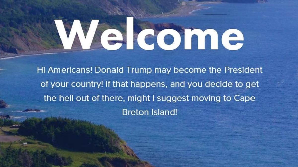 The website cbiftrumpwins.com has an array of sunny, appealing pictures of the island, which is blessed with tremendous natural beauty, a modicum of cultural diversity and history, and great lobsters.