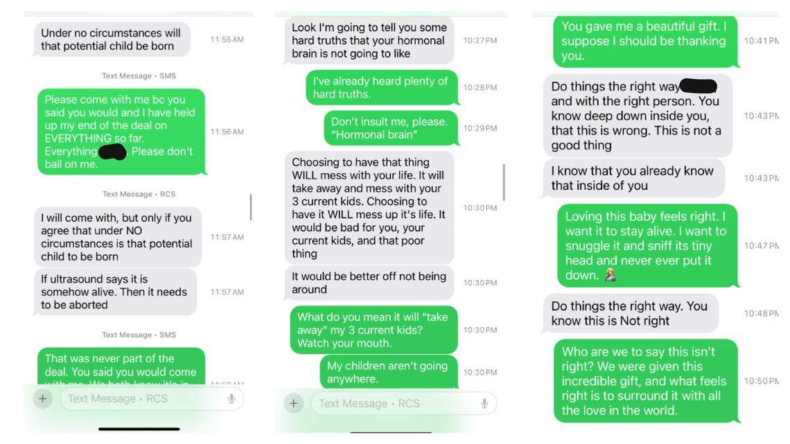 A woman says she was drugged with an abortion pill, killing her unborn baby.