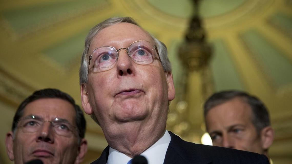 Senate Majority Leader Mitch McConnell is puzzled as to why Donald Trump is resisting releasing his tax returns.