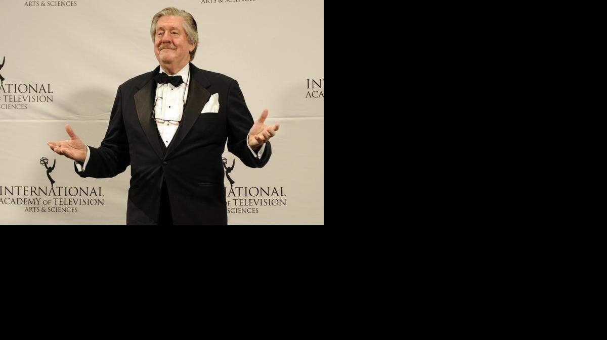 This Nov. 21, 2011, photo shows Edward Herrmann after presenting an award at the 39th International Emmy Awards, in New York.  Herrmann died Wednesday, Dec. 31, 2014, in a New York City hospital where he was being treated for brain cancer. He was 71.
