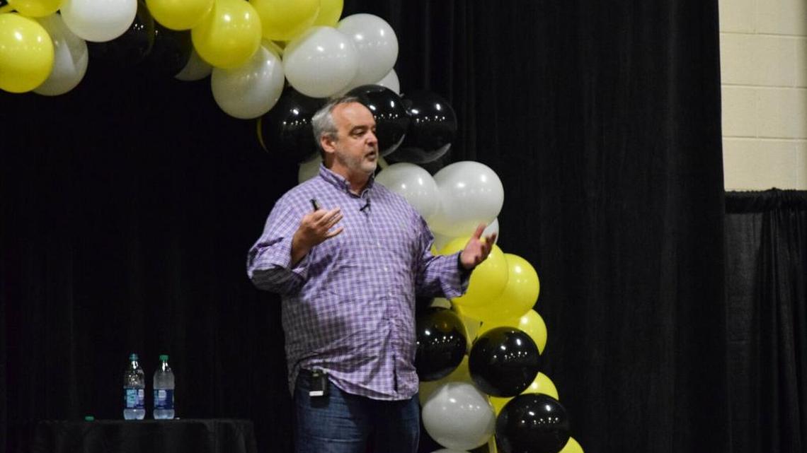 Gerry Brooks, principal at Liberty Elementary School in Lexington, Ky., is in demand as a speaker. He recently spoke to educators in Raleigh, N.C.
