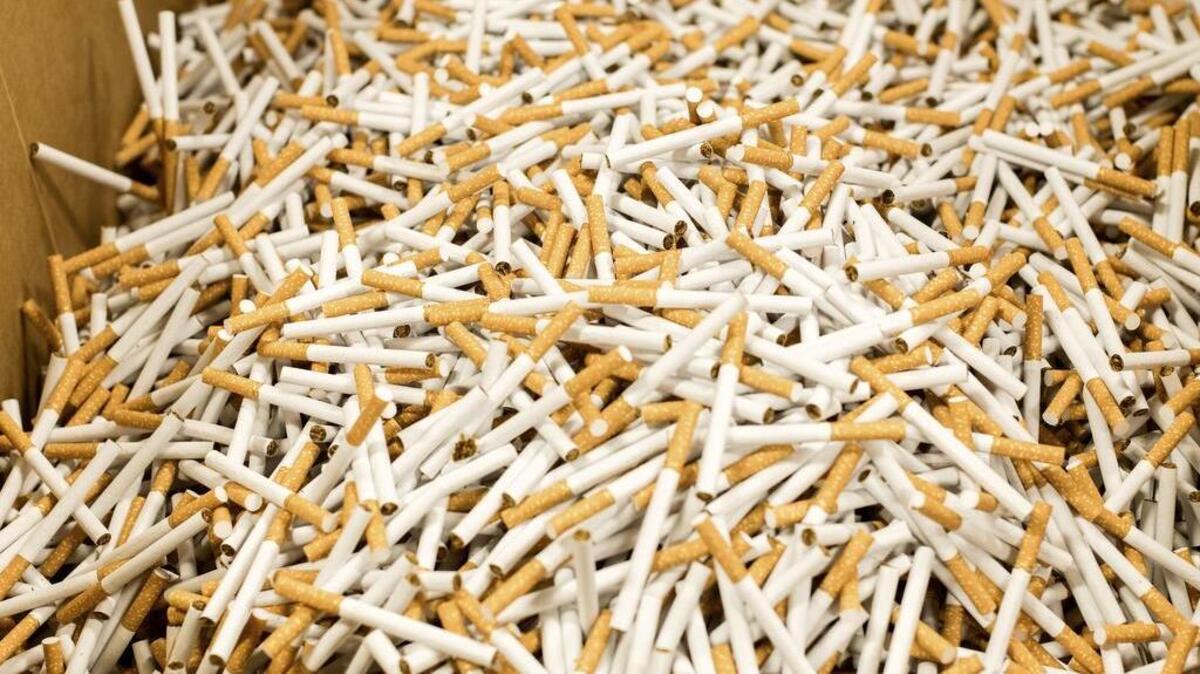Discarded cigarettes at a U.S. Tobacco manufacturing plant in Timberlake, N.C., Jan. 23, 2017. U.S. Tobacco has filed a federal racketeering lawsuit which claims it was swindled out of $24 million via shadowy cigarette sales conducted by the Bureau of Alcohol, Tobacco, Firearms and Explosives.