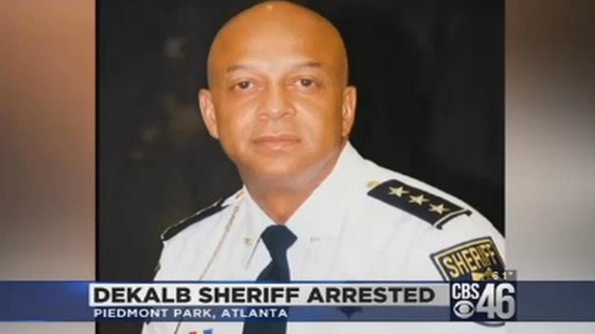 DeKalb County, Georgia, Sheriff Jeffrey Mann, 54, faces charges of indecency and obstruction of an officer.