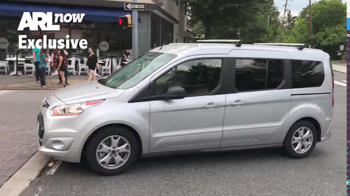 This “driverless” car was spotted in Arlington, Virginia, last week. Now we have an explanation.