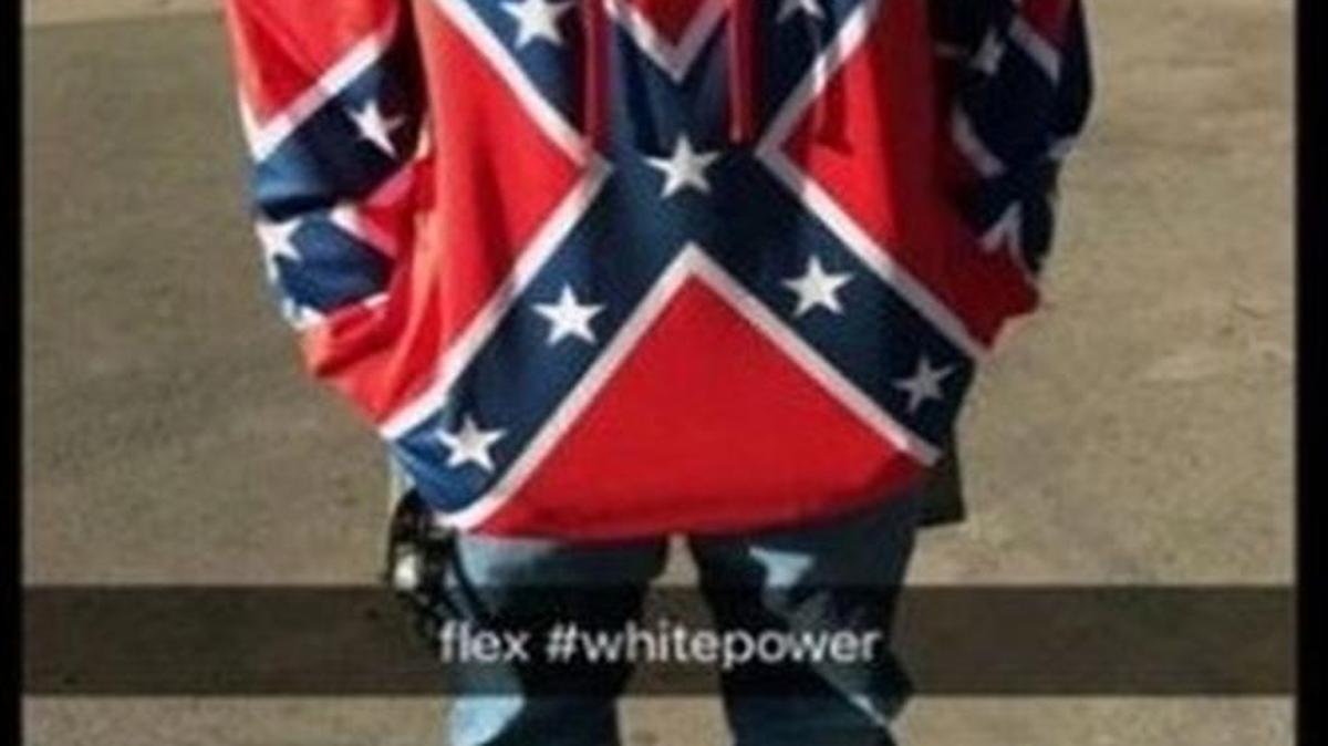 A Visalia mother kept her son home from high school on Monday, saying she feared for his safety after students labeled him a white supremacist when he wore a sweatshirt in the design of the Confederate flag.