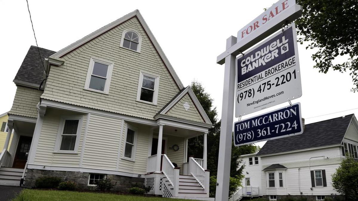 A home for sale in Andover, Mass.