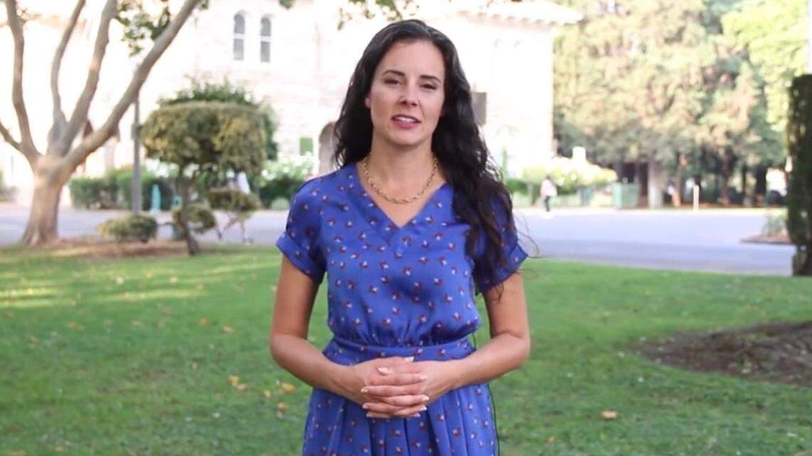 Rachel Hundley, a city council member in Sonoma, California, released this video denouncing the “bullies” who posted photos of her.