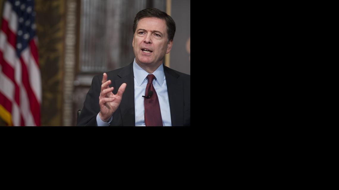 
FBI Director James Comey speaks at Georgetown University in Washington in this file photo.