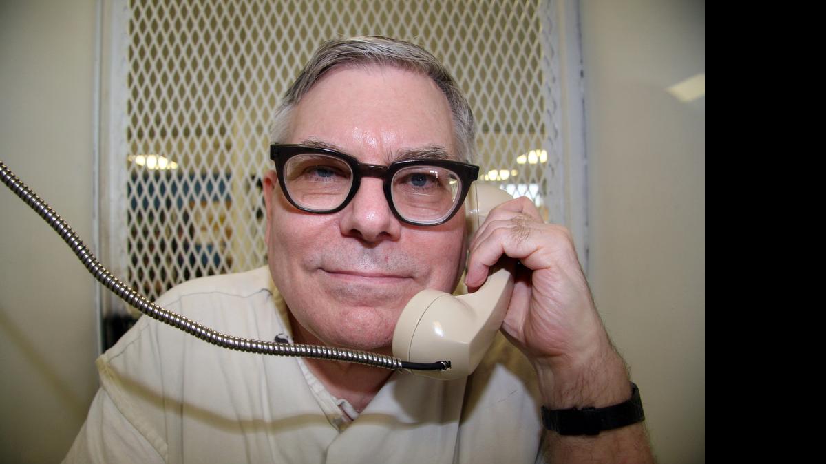 
Texas death row inmate Lester Bower is photographed May 20 during an interview from a visiting cage at the Texas Department of Criminal Justice Polunsky Unit near Livingston, Texas. Bower was executed Wednesday for the fatal shootings of four men at an airplane hangar north of Dallas in 1983.
