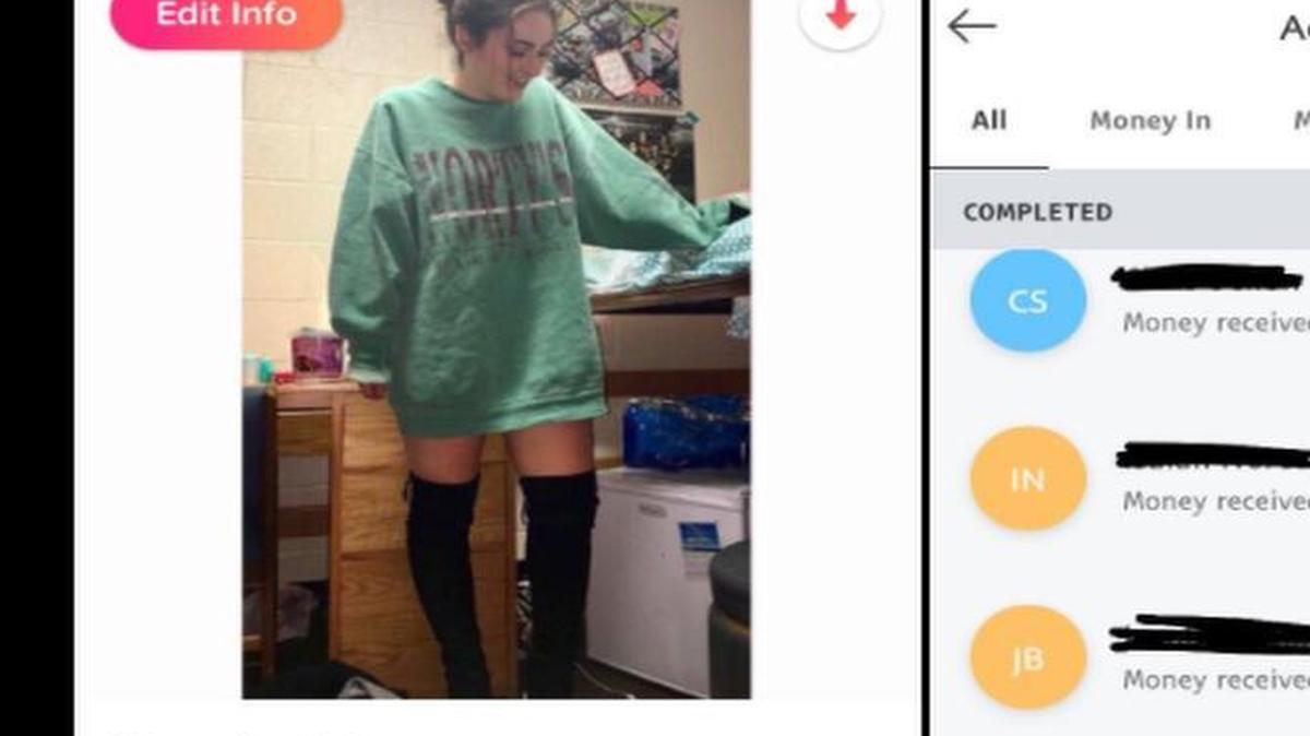 A Missouri Western student was able to get about $100 before Tinder banned her.