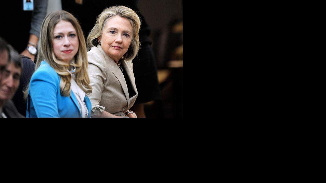 
Prospective Democratic presidential candidate Hillary Clinton, is shown Sept. 9, 2013, with her daughter, Chelsea Clinton, who is vice chair of the Clinton Foundation. The charity has received millions of dollars in donations from foreign governments, businesses and other around the globe, according to an analysis of 10 years of contributions by McClatchy. Many of them gave as recently as 2014. The governments of Saudi Arabia and Norway each contributed $10 million to $25 million. 
