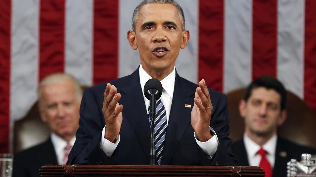 President Barack Obama delivers his State of the Union address before a joint session of Congress on Capitol Hill in Washington on Tuesday. About 31.3 million people watched Obama’s last State of the Union.