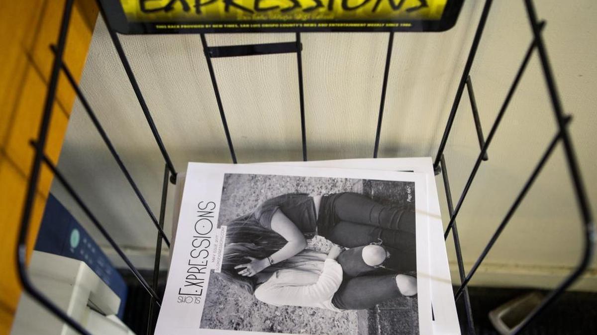 San Luis Obispo High School journalism students put out a May edition of the student paper, Expressions, featuring LGBTQ issues. Special education teacher Michael Stack wrote a letter in response that has led to outrage on campus.