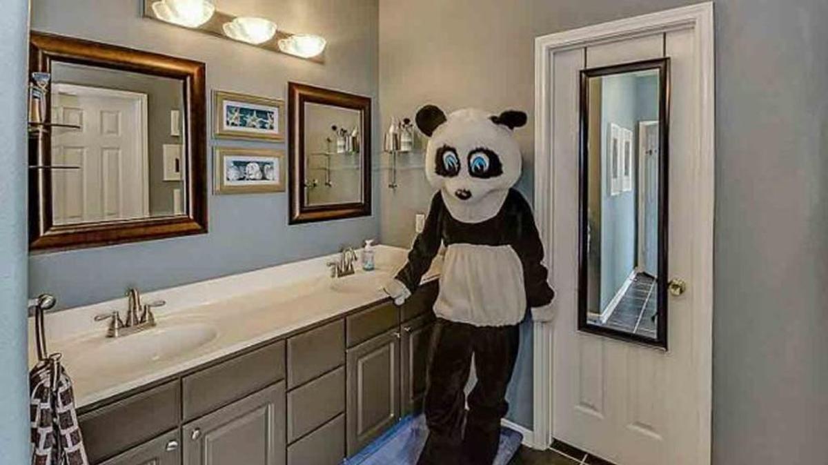 That is Texas realtor Jessica Arnett, trying to sell a home. She has been named the wackiest real estate story of 2016 by Realtor.com.