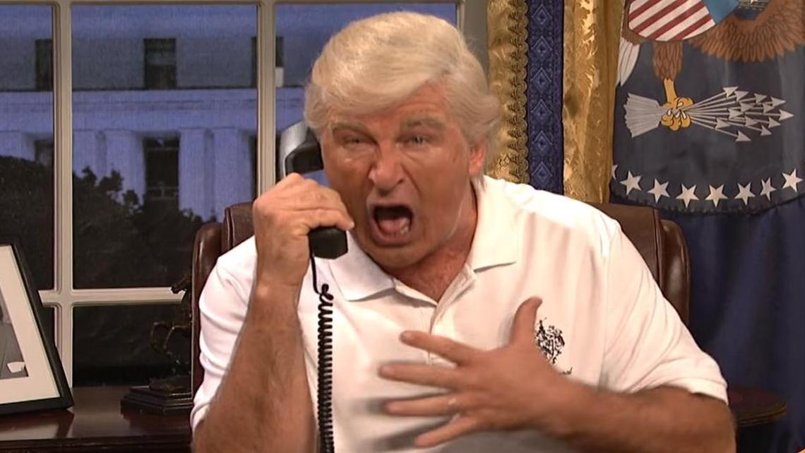 Alec Baldwin as Donald Trump on SNL.