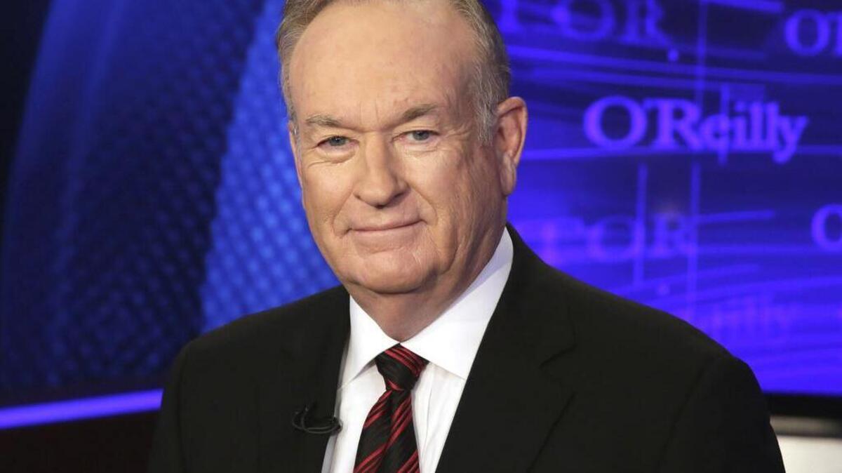 FILE - In this Oct. 1, 2015 file photo, Bill O'Reilly of the Fox News Channel program "The O'Reilly Factor," poses for photos in New York.