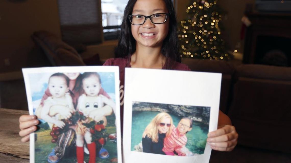 A gift-hunting mom may have accidentally found her daughter’s twin
