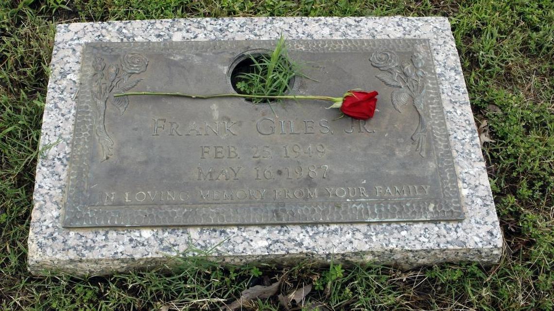 A rose lies on a grave marker at the Galilee Memorial Gardens cemetery on May 25, 2015, in Memphis, Tenn.
