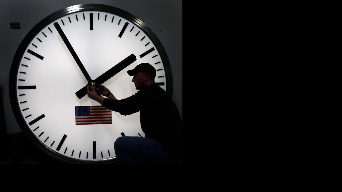 Daylight saving time ends Sunday.