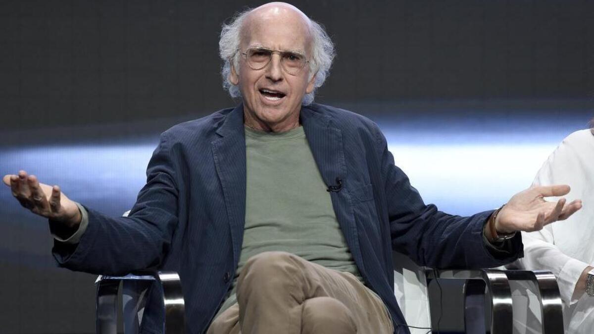 Larry David, shown speaking at the HBO Television Critics Association Summer Press Tour in July, faces a backlash after making jokes about the Holocaust and Harvey Weinstein in his “Saturday Night Live” opening monologue.