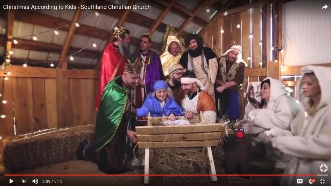 Gold, Frankenstein and myrrh: Kids tell Christmas story in viral video