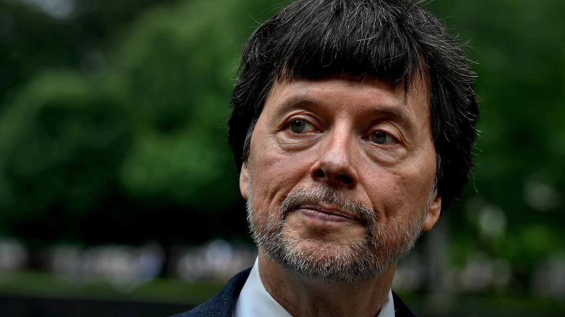 Documentary filmmaker Ken Burns has completed a new film about the history of the Vietnam War. He stands just yards from the Vietnam Veterans Memorial on Sunday.
