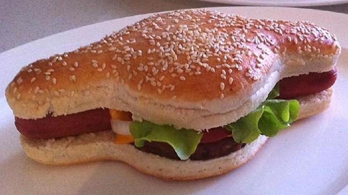 This is the Hamdog. And yes, it is a real thing.