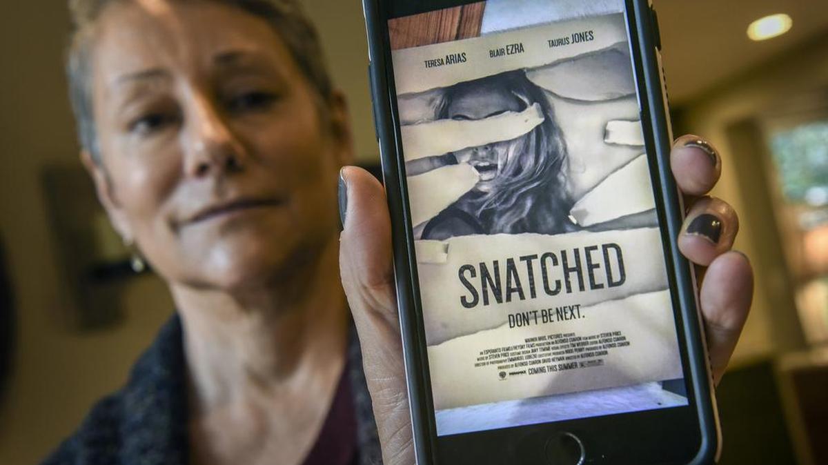 Wendy Mueller, who was the victim of a fake kidnapping scam last week, in her home in Leesburg, Va.