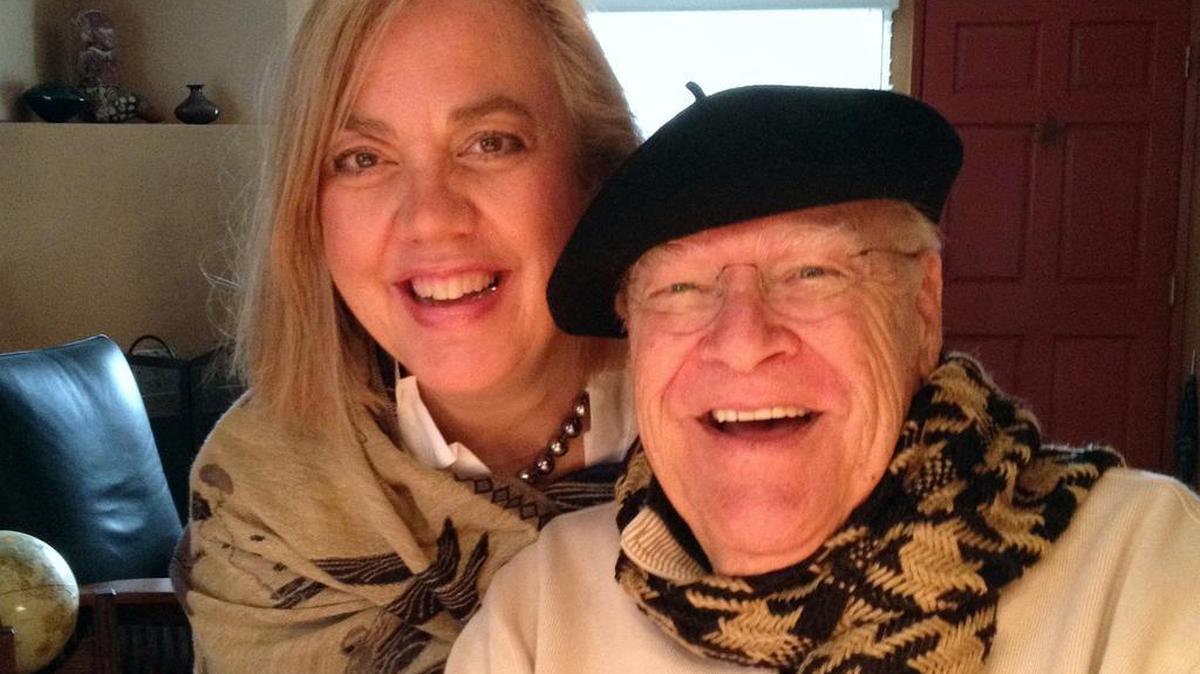 David Huddleston and his wife Sarah C. Koeppe. Huddleson, a character actor best known for portraying titular roles in “The Big Lebowski” and “Santa Claus: The Movie,” died Tuesday, Aug. 2, 2016. He was 85.