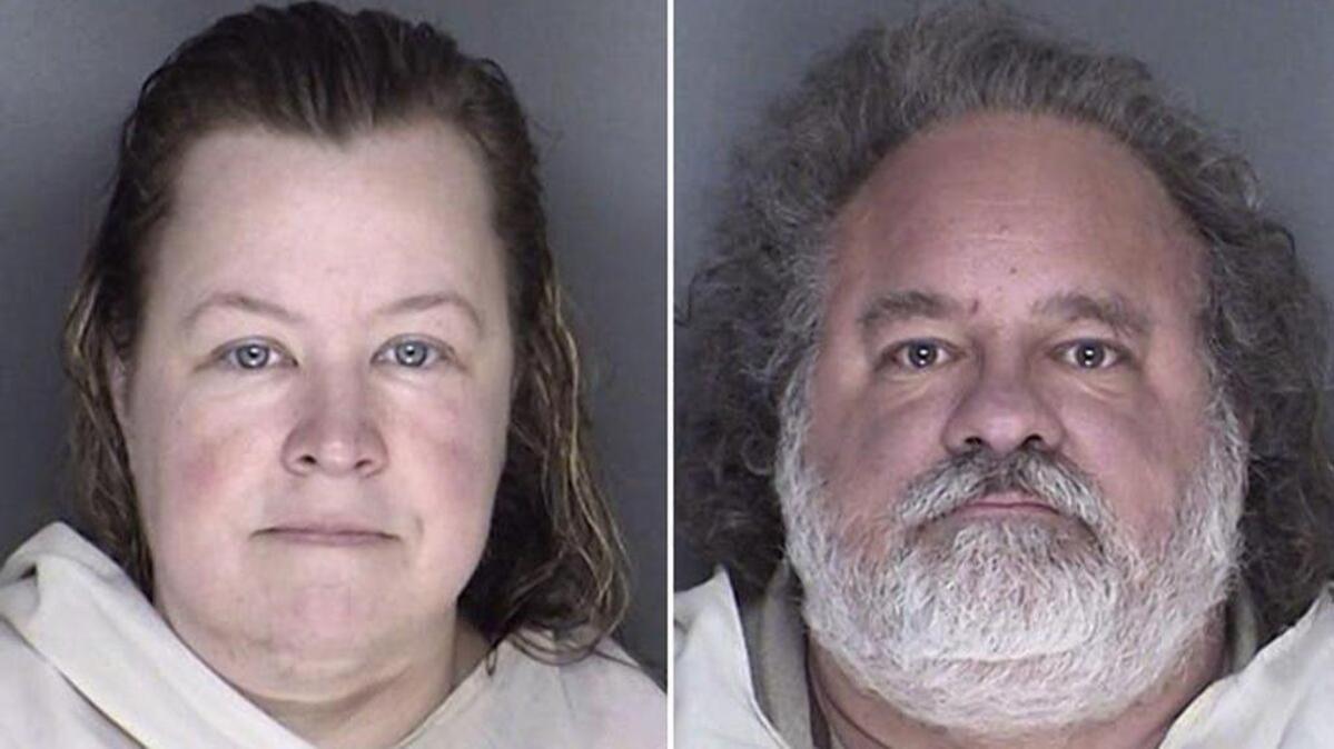 An Ovilla, Texas, couple has been arrested and charged with kidnapping after police say they found a woman who had had an affair with the husband shackled to their bed.