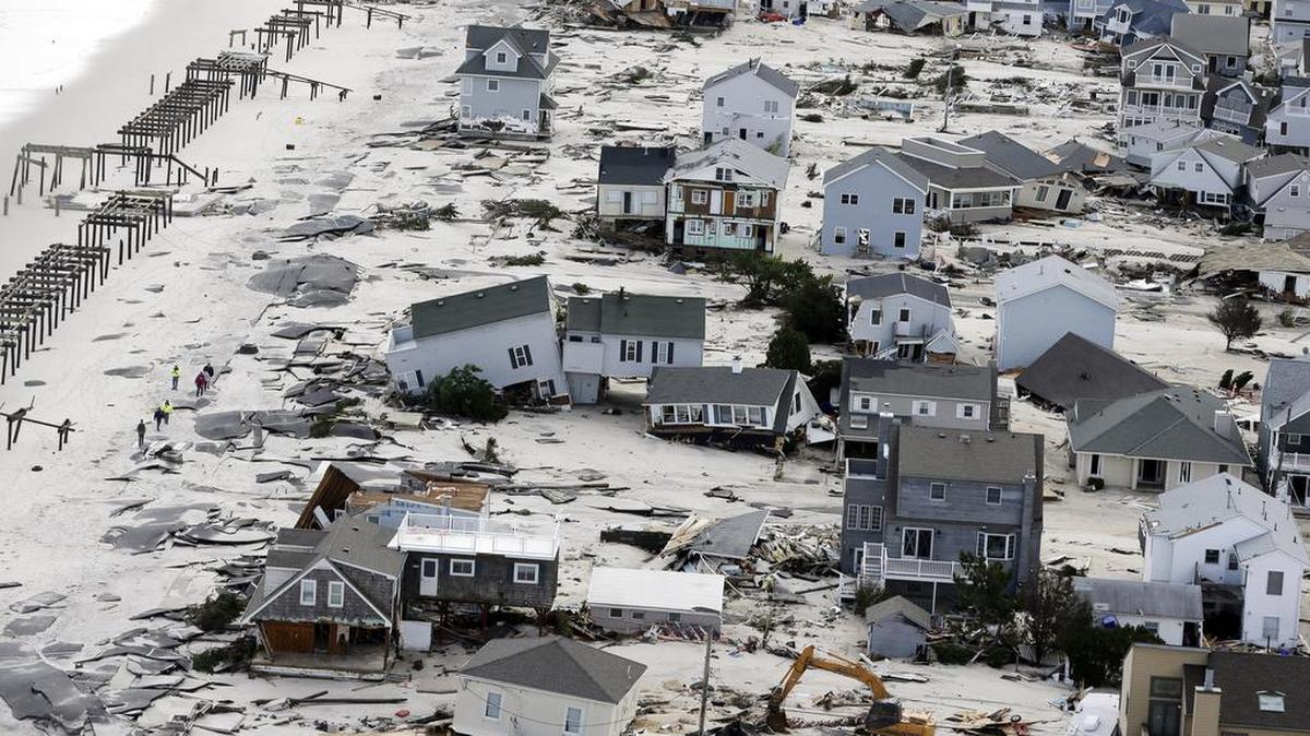Superstorm Sandy in 2012 wreaked massive damage along the East Coast. A new study suggests the decimation of oyster beds by earlier settlers made the coast more vulnerable.