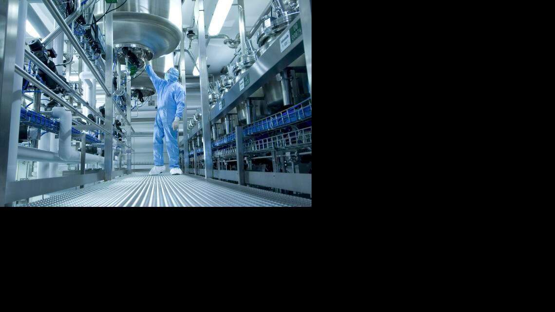 
In an undated handout photo, a Novartis facility for producing biosimilar drugs. The Food and Drug Administration has approved its first so-called biosimilar drug - Zarxio, a cancer therapeutic made by Sandoz - a move that open the door to a new class of alternatives for complex and costly drugs. 
