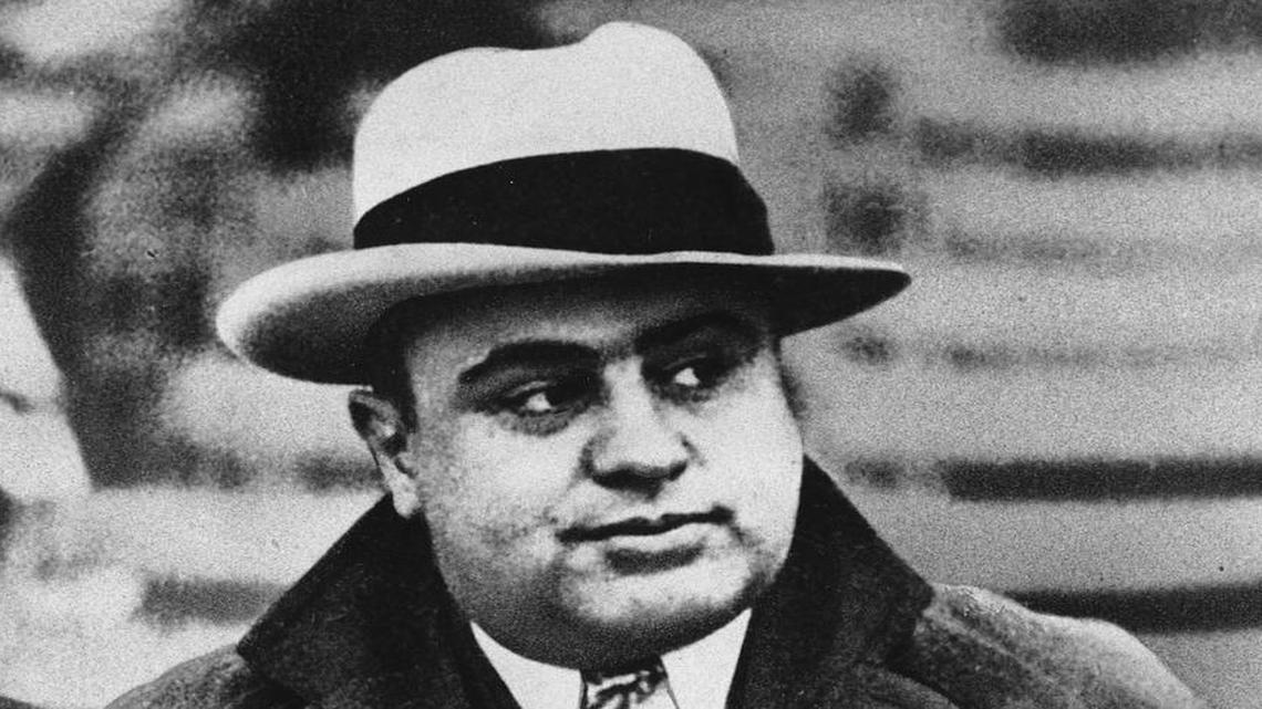 Chicago mobster Al Capone at a football game in 1931. An intimate letter he penned from prison suggests the ruthless racketeer had a soft side. The three-page letter, which is to be auctioned next week in Cambridge, Mass., is addressed to Capone’s son, Albert “Sonny” Capone. The mobster signed it, “Love & Kisses, Your Dear Dad Alphonse Capone #85,” which was his number at the Alcatraz prison in San Francisco Bay.
