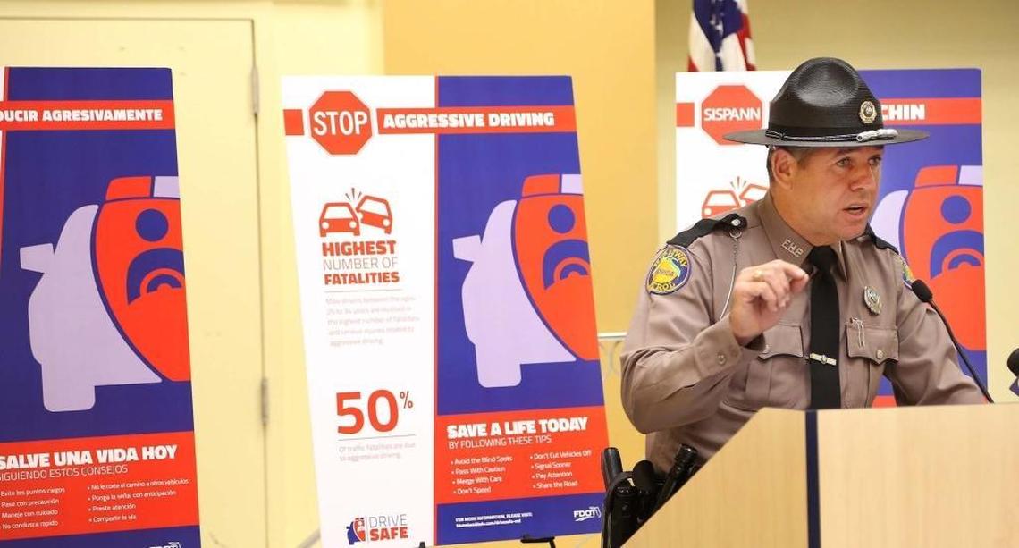 The FDOT has launched a "Drive Safe" campaign to combat aggressive driving. Last year, FHP spokesman Joe Sanchez spoke at an event in Miami about the issue.